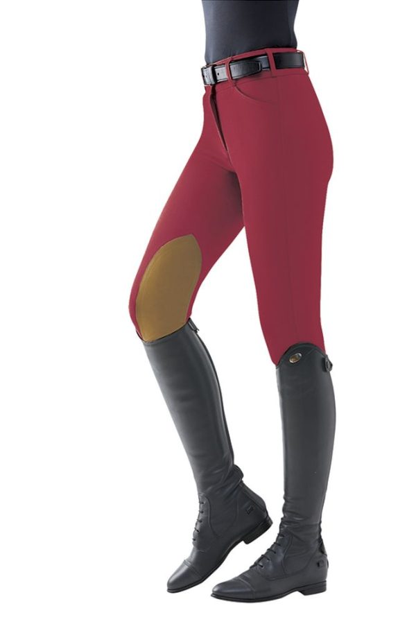 THE TAILORED SPORTSMAN™ Ladies’ Mid-Rise Vintage Patch Sock-Bottom Breech - Image 2